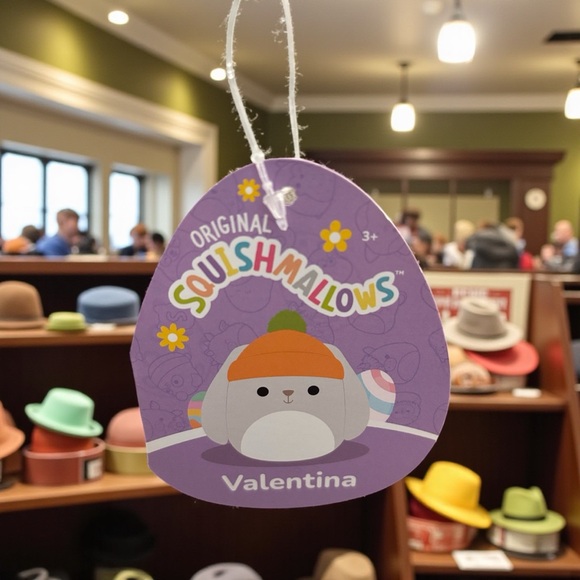Valentina Squishmallows Rabbit 8 inches she worked in her family hat shop - Picture 3 of 3